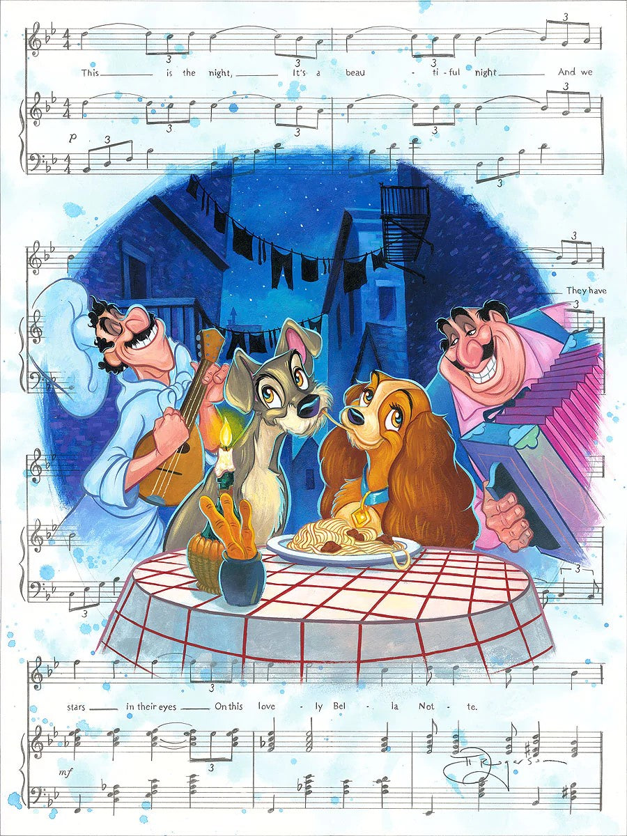Bella Notte by Tim Rogerson inspired by Lady and the Tramp – The ...
