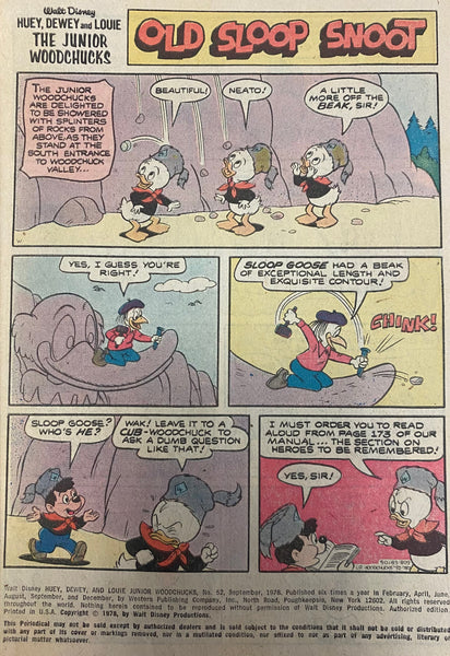 Huey Dewey and Louie Junior Woodchucks #58 Gold Key Comic 1978