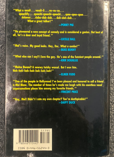THAT'S NOT ALL FOLKS Mel Blanc 1st Edition/1st Print Hardcover 1988 Warner Books