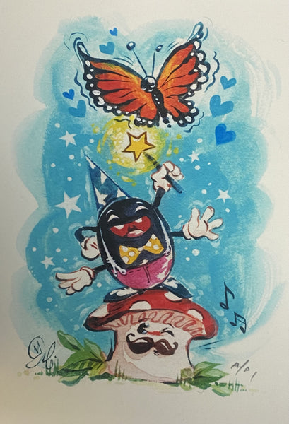 A Little Magic Framed Print by Miss Mindy