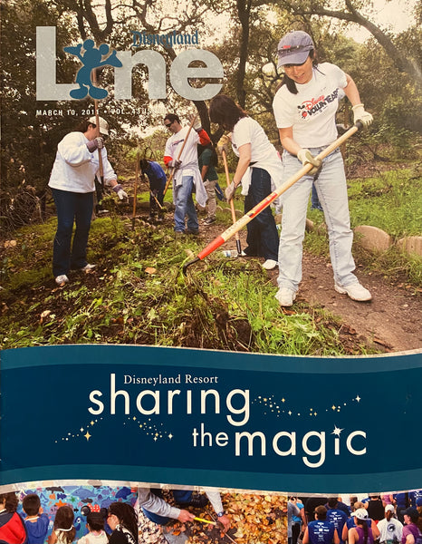 Disneyland Line March 10, 2011 Disney Voluntears Cast Member Magazine