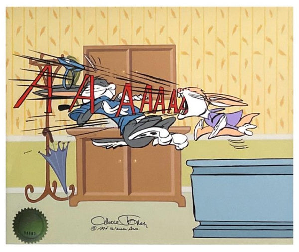 Bugs Doctor: Say Ah! -Limited Edition Hand Painted Animation Sericel Signed by Chuck Jones