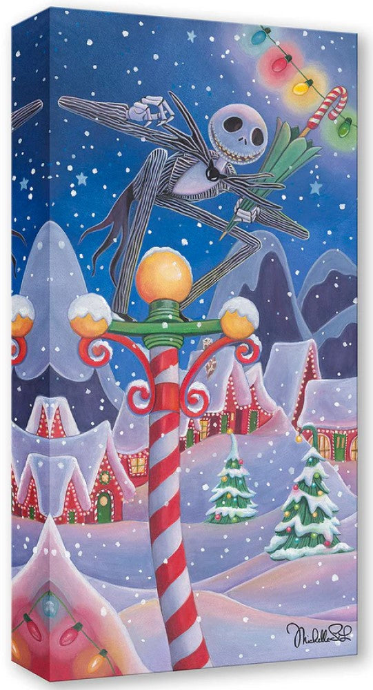 Christmas Town by Michelle St. Laurent Treasure On Canvas inspired by The Nightmare Before Christmas
