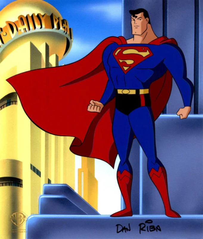 Classic Superman - Limited Edition Hand-Painted Cel featuring Superman