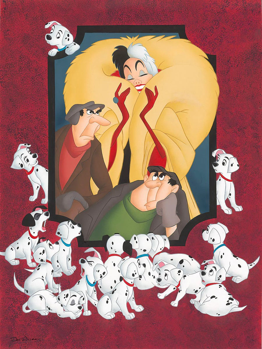 Cruella and Company by Don Ducky Williams - Giclée on Canvas - Inspire ...