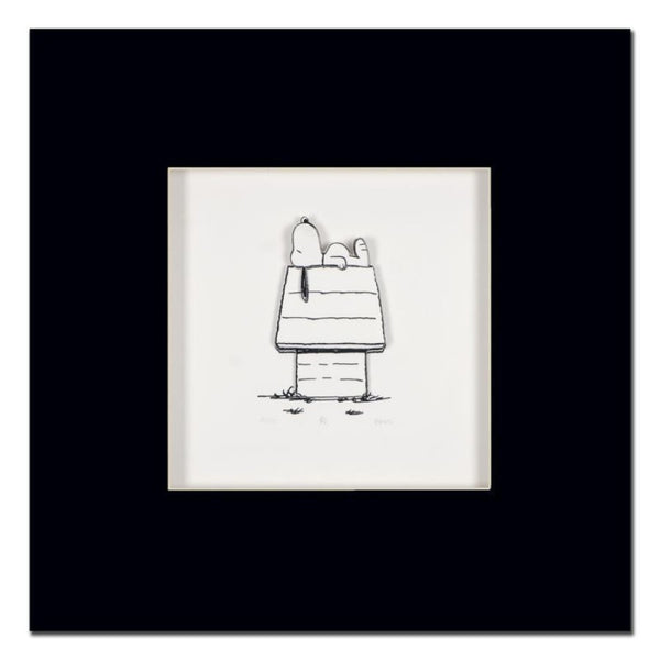 Happy Place - Limited Edition 3D Decoupage Art Print - Inspired by Peanuts