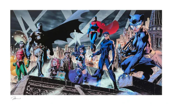 Heroes - By Jim Lee - Giclée on Fine Art Paper inspired by The Justice League