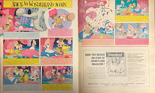 Disneyland Magazine December 19, 1972 - No 45 Vintage Comic -