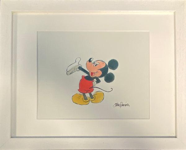 Mickey Mouse III Original Drawing By Animator John Ramirez Framed