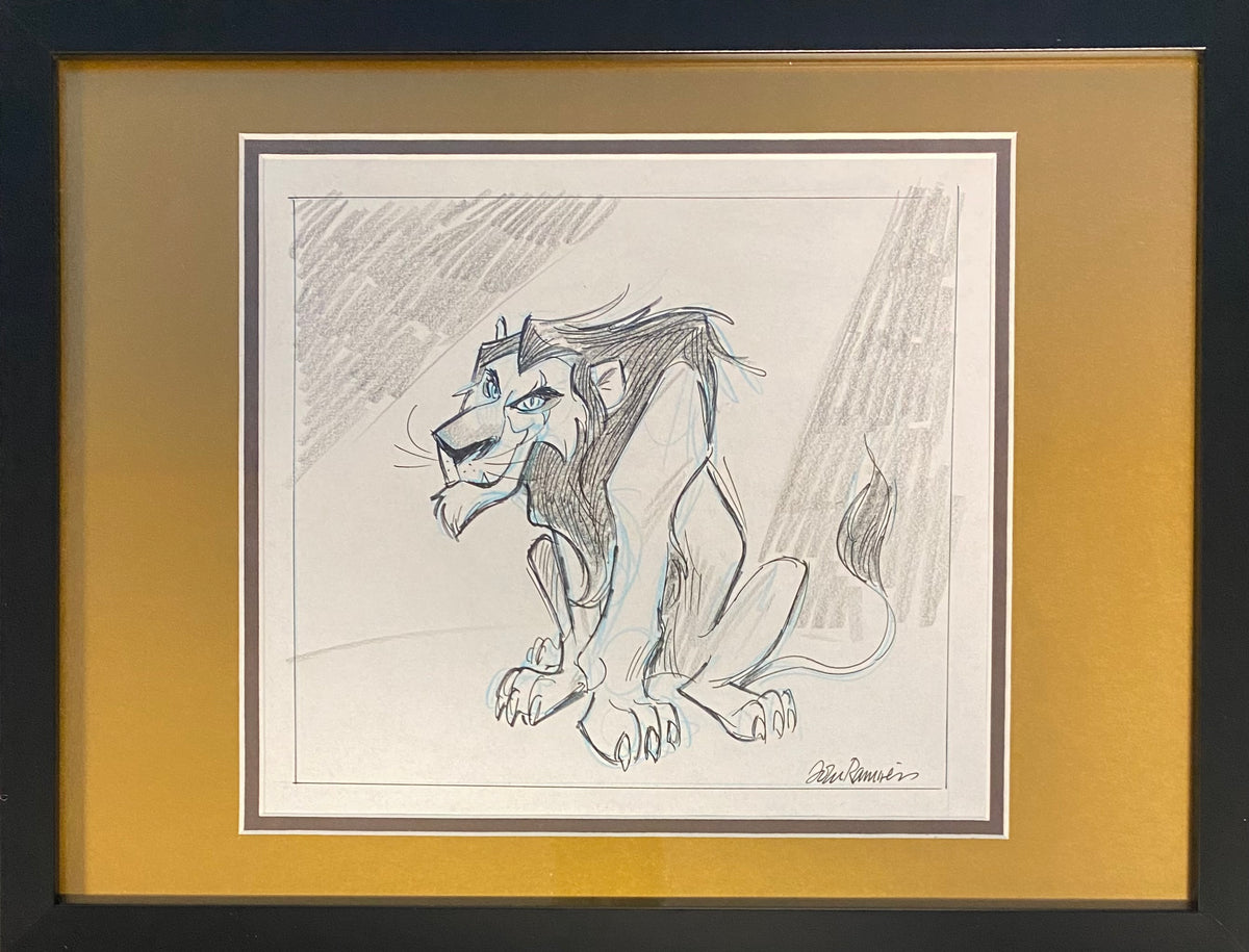 Scar Black and White Original Drawing by John Ramirez – The Universe of ...