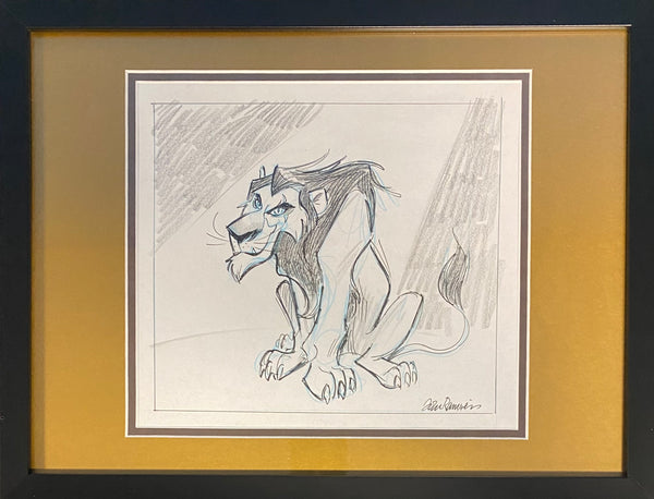 Scar Black and White Original Drawing by John Ramirez