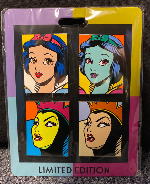 Walt Disney Imagineering Mickeys of Glendale Disney Destination D23 Snow White and Evil Queen Art Pin, LE 250