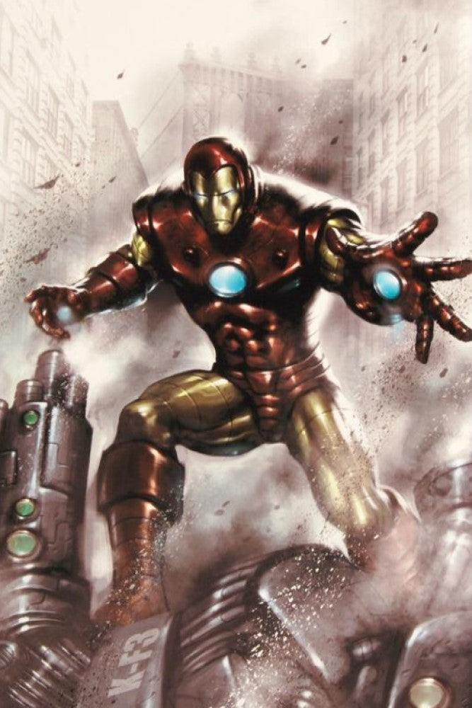 Indomitable Iron Man #1 - By Lucio Parrillo - Limited Edition Giclée on Canvas