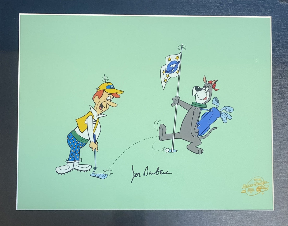 George Jetson & Astro Golf Framed Sericel Signed By Joe Barbera – The ...