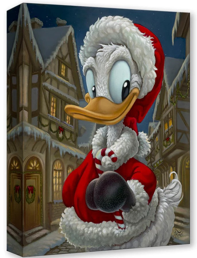 Merry Donald Treasure On Canvas by Jared Franco Featuring Donald Duck