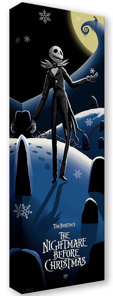 Moonlit Christmas by JC Richard Treasure On Canvas Inspired By Nightmare Before Christmas