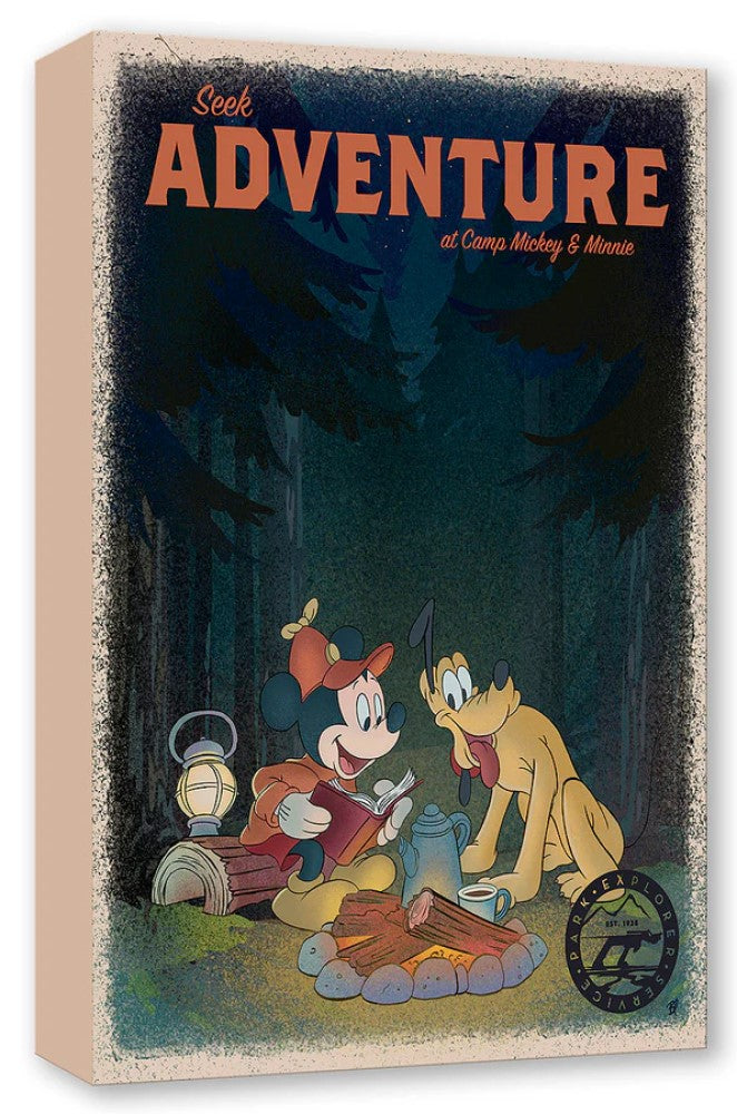 Seek Adventure by Bret Iwan Treasure On Canvas Featuring Mickey Mouse