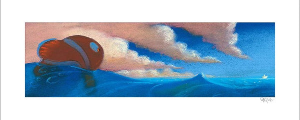 Sequence Pastel: Dropoff - Framed Giclée On Paper Pixar Art Collection by Ralph Eggleston