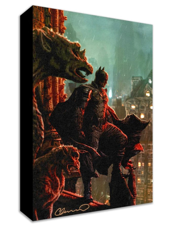 The Batman - Mighty Mini Collection- Gallery Wrapped On Canvas by Lee Bermejo