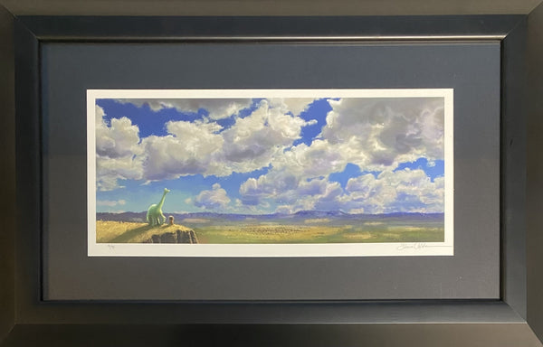 The Good Dinosaur - Framed Giclée On Paper Pixar Art Collection by Sharon Calahan