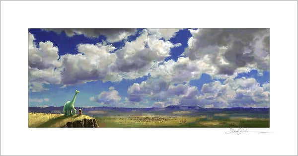 The Good Dinosaur - Framed Giclée On Paper Pixar Art Collection by Sharon Calahan
