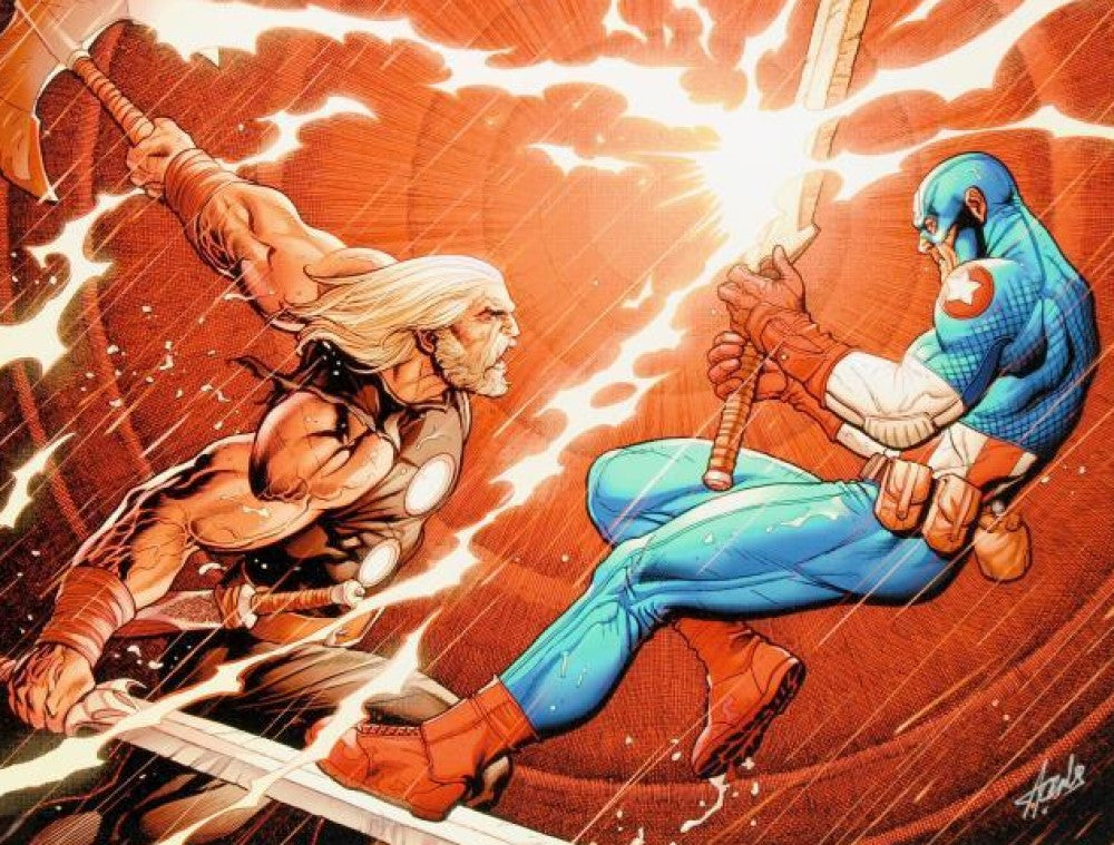 Ultimate New Ultimates #4 - by Frank Cho - Signed by STAN LEE - Limited Edition Giclée on Canvas