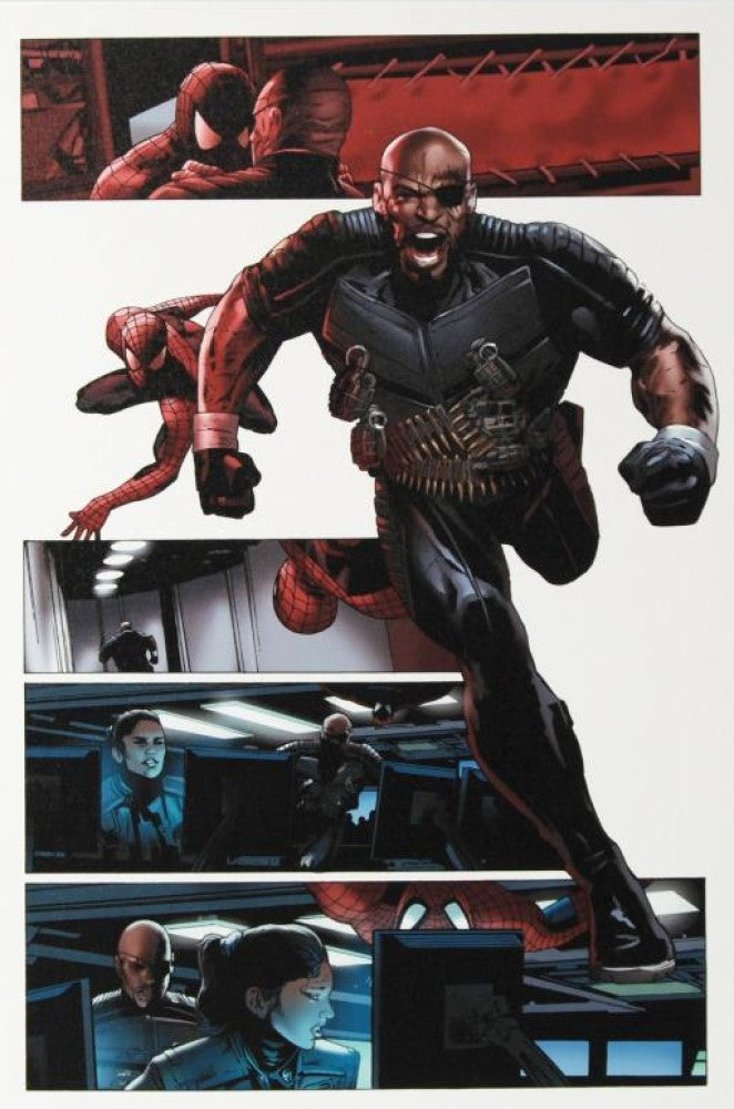 Ultimate Power #6 - By Greg Land - Limited Edition Giclée on Canvas