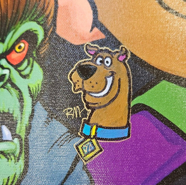 Zoinks! - By Randy Martinez - Giclée on Canvas Inspired By Scooby Doo