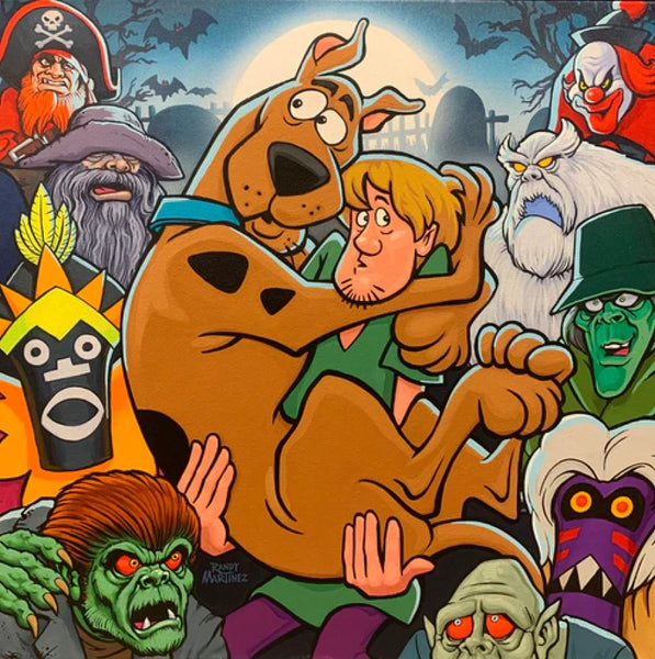 Zoinks! - By Randy Martinez - Giclée on Canvas Inspired By Scooby Doo