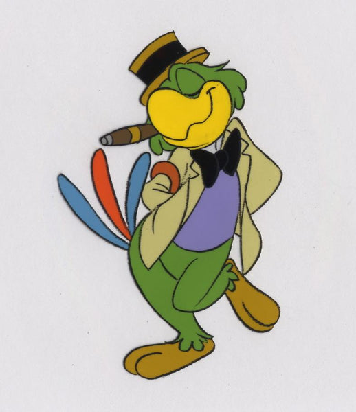 Jose Carioca - Walt Disney's Wonderful World of Color Production Animation Cel 1960s - Framed