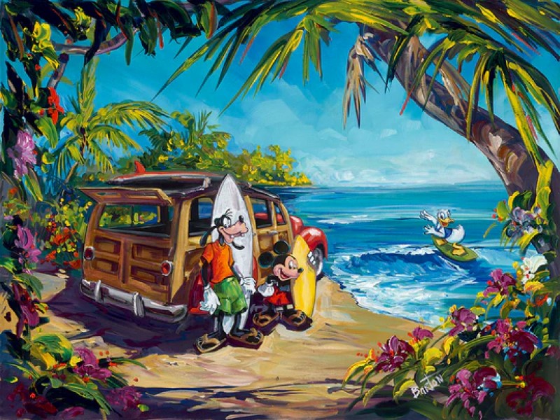 Jetty Hangout by Steve Barton Limited Edition Featuring Mickey and Goo ...