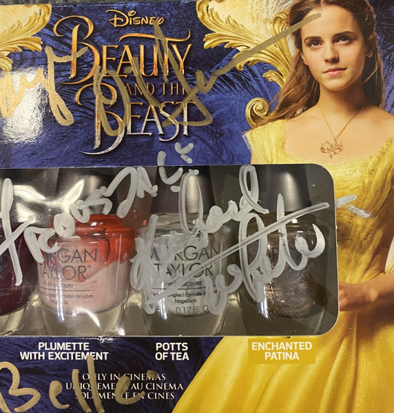 Beauty and the Beast Morgan Taylor Nail Polish Signed by Paige O'Hara, Robby Benson, Richard White, and Gary Trousdale