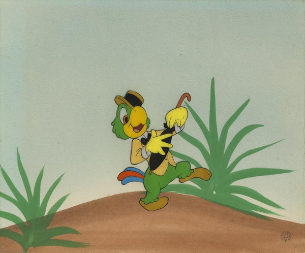 Jose Carioca - Saludos Amigos Animation Cel In Aquarela do Brasil with Courvoisier BG 1943 - Framed