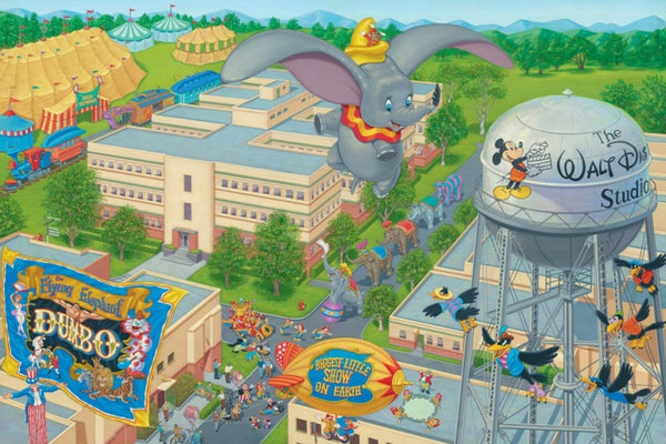 A Day at the Studio by Manuel Hernandez inspired by Dumbo