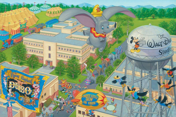 A Day at the Studio by Manuel Hernandez inspired by Dumbo