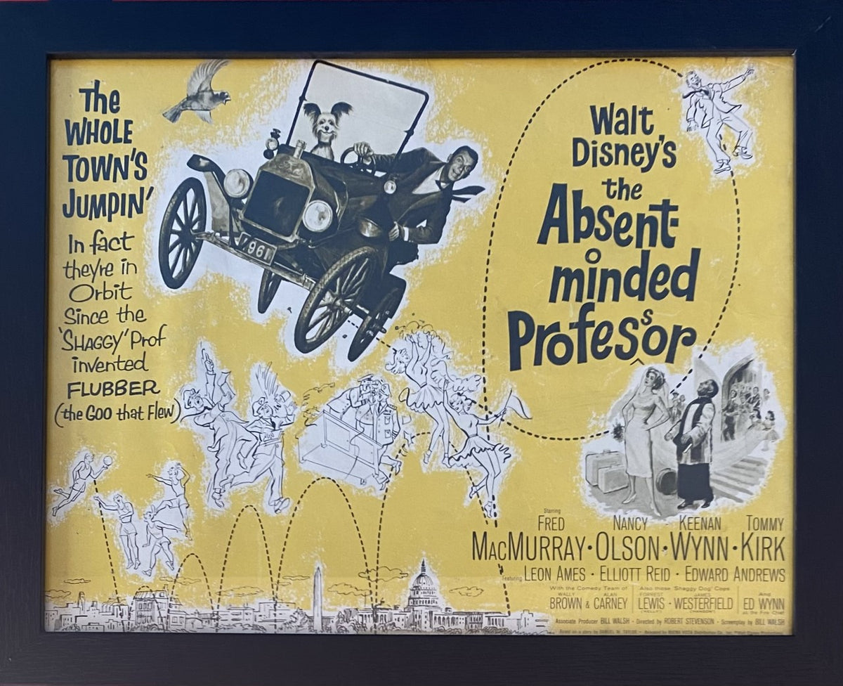 The Absent Minded Professor - Original Lobby Card Framed – The Universe ...