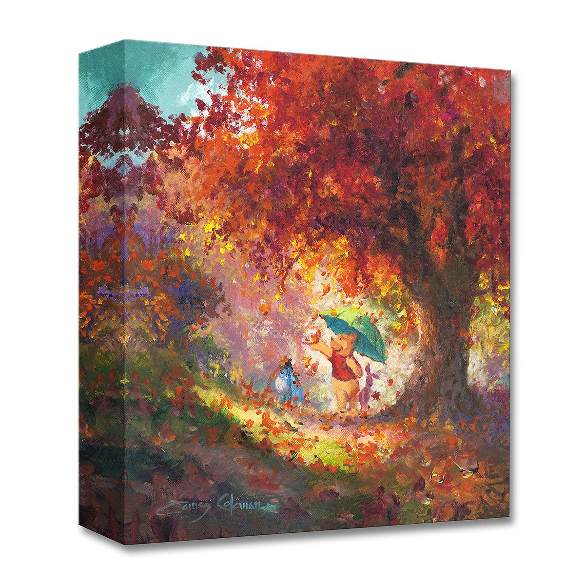 Autumn Leaves Gently Falling by James Coleman inspired by Winnie the Pooh