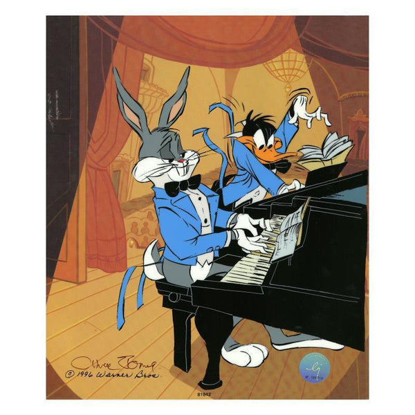 Bugs and Daffy: In Concert  - Limited Edition Hand Painted Animation Cel Signed by Chuck Jones