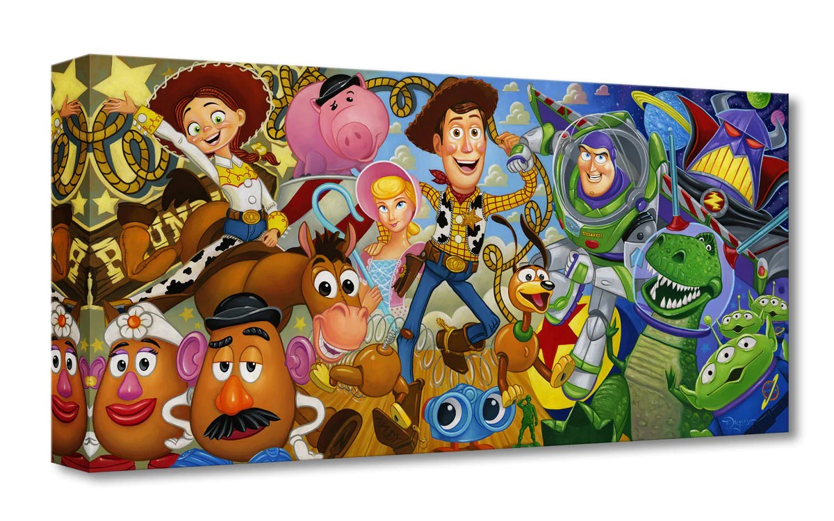Cast Of Toys by Tim Rogerson inspired by Toy Story
