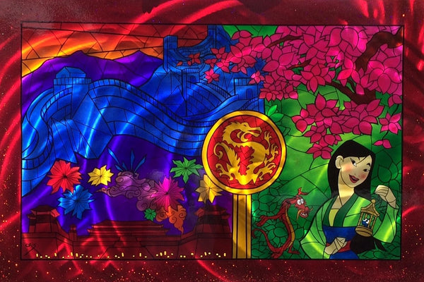 Colorful Dynasty #2 by Cris Woloszak inspired by Mulan