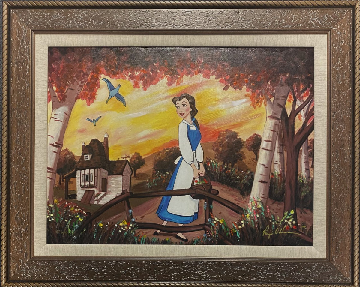Little Town Embellished Artist Proof Framed Edition- by Paige O'Hara i ...