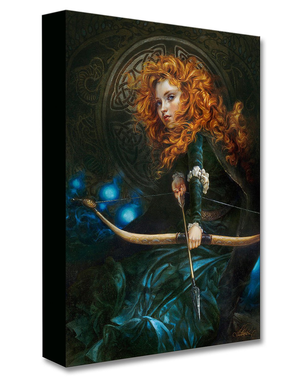 Her Father's Daughter by Heather Edwards Premiere Treasure On Canvas inspired by Disney's Brave