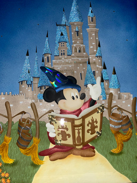 Fantasia Magic Kingdom by Karin Arruda featuring Mickey Mouse