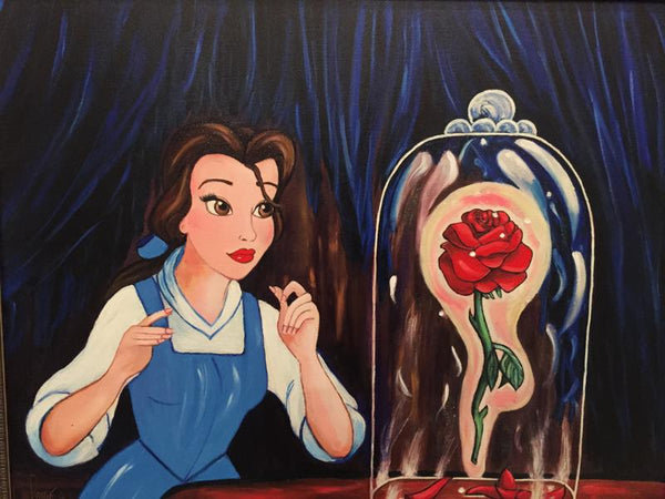 Fallen Petals by Paige O'Hara inspired by Beauty and the Beast CAST SIGNED