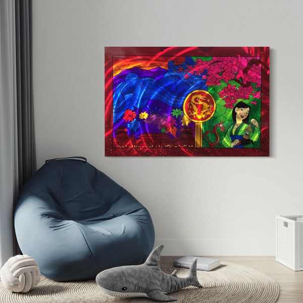 Colorful Dynasty #2 by Cris Woloszak inspired by Mulan