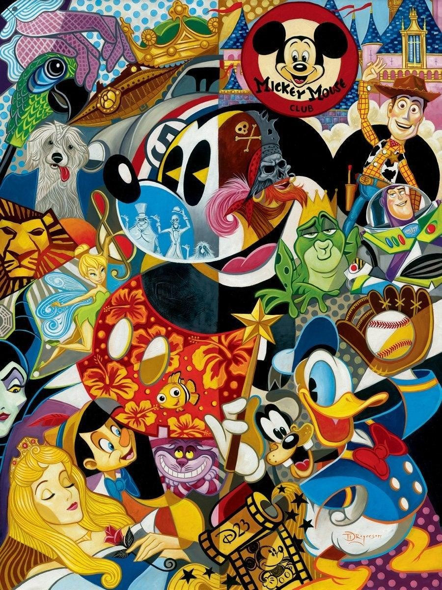 In the Company of Legends by Tim Rogerson with Mickey Mouse and Friends