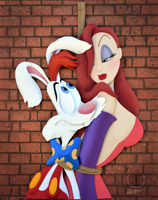 Jessica And Roger Rabbit by Karin Arruda inspired by Jessica and Roger ...