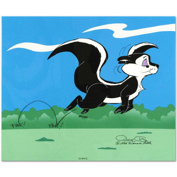 Le Pursuit - Limited Edition Hand Painted Animation Cel Signed by Chuck Jones