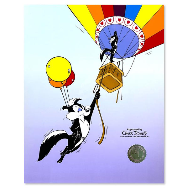 Pepe and Penelope - By Chuck Jones -  Limited Edition Animated Serigraph Cel