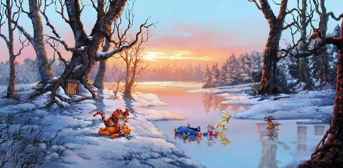 Playful Afternoon by Rodel Gonzalez inspired by Winnie the Pooh